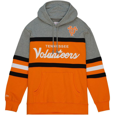 Shop Mitchell & Ness Orange Tennessee Volunteers Head Coach Pullover Hoodie