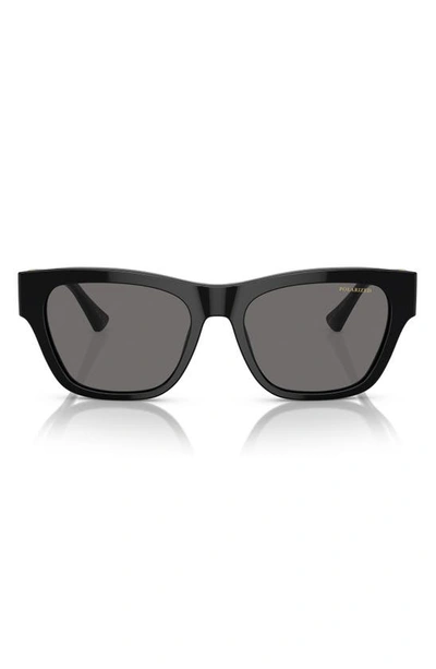 Versace Mens Square Sunglasses In Black In Black