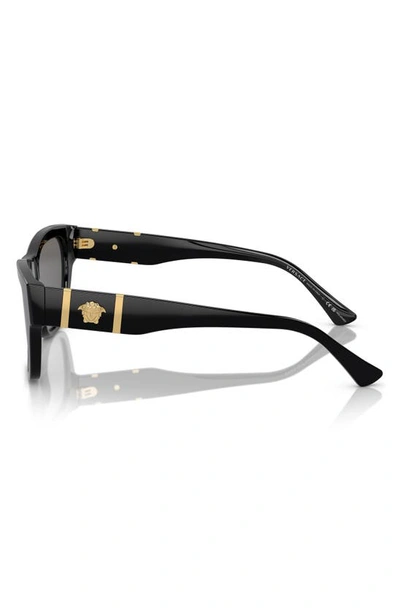 Versace Mens Square Sunglasses In Black In Black