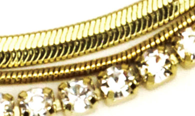 Shop Panacea Set Of 3 Bracelets In Gold