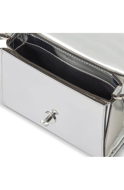 Shop Mulberry Small Lana Top Handle Crossbody Bag In Silver