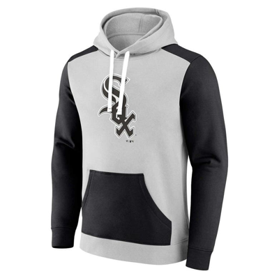 Shop Fanatics Branded Gray/black Chicago White Sox Arctic Pullover Hoodie
