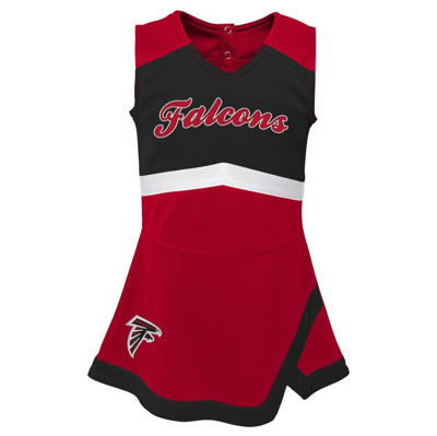 Shop Outerstuff Girls Toddler Red Atlanta Falcons Cheer Captain Dress With Bloomers