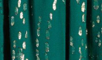 Shop Lilly Pulitzer Birdy Long Sleeve Wrap Silk Minidress In Evergreen Fish Clip Chiffon