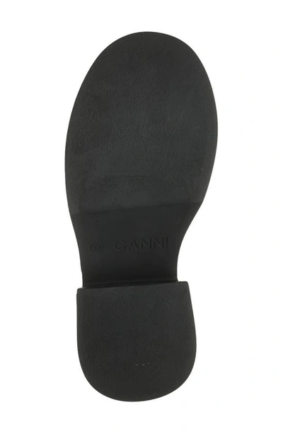 Shop Ganni Retro Platform Sandal In Black