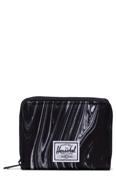 Shop Herschel Supply Co Tyler Rfid Wallet In Paint Pour Black