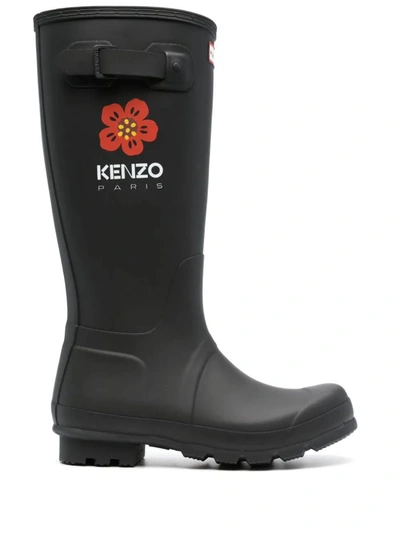 Shop Kenzo Boots In Black