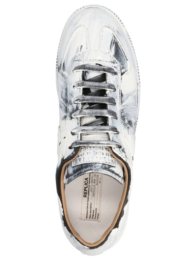 Shop Maison Margiela 'replica' Sneakers In White
