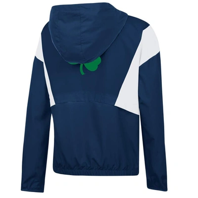 Under Armour Women's  Navy, White Notre Dame Fighting Irish Game Day Full-zip Jacket In Navy