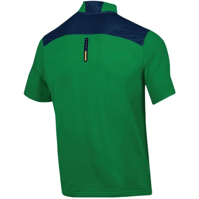 Shop Under Armour Green Notre Dame Fighting Irish Motivate Half-zip Jacket