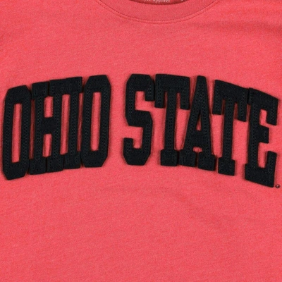 Shop Pressbox Scarlet Ohio State Buckeyes 2-hit Canyon Long Sleeve T-shirt