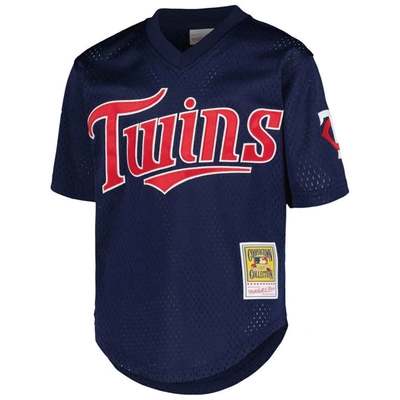 Shop Mitchell & Ness Youth  David Ortiz Navy Minnesota Twins Cooperstown Collection Mesh Batting Practice