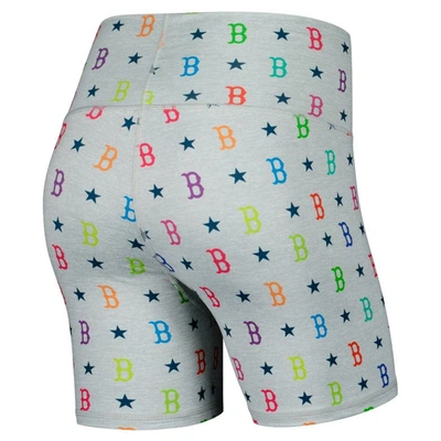Shop Terez Gray Boston Red Sox Tlc Rainbow Shorts