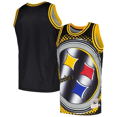 Shop Mitchell & Ness Black Pittsburgh Steelers Big Face 7.0 Fashion Tank Top