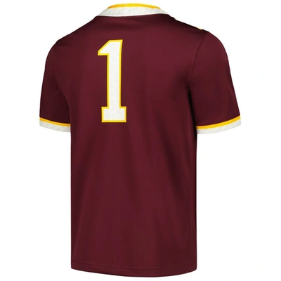 Shop Nike #1 Maroon Minnesota Golden Gophers Untouchable Football Replica Jersey