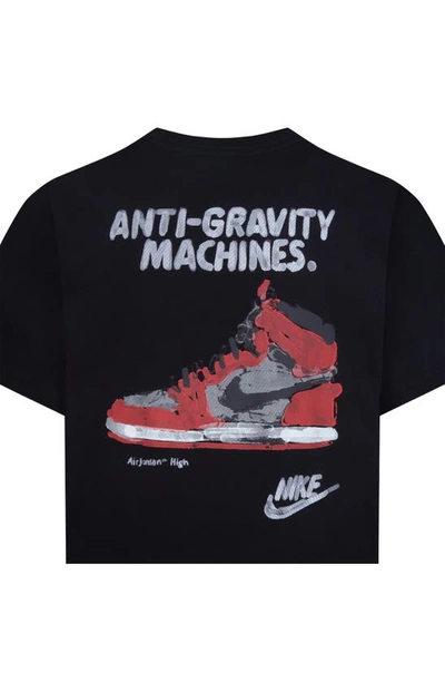 Shop Jordan Kids' Anti Gravity Machines Graphic T-shirt In Black
