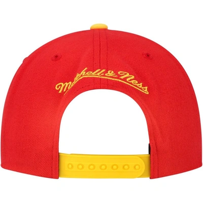 Shop Mitchell & Ness Red Calgary Flames Core Team Ground 2.0 Snapback Hat