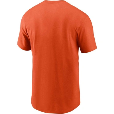 Shop Nike Orange Chicago Bears Local Essential T-shirt