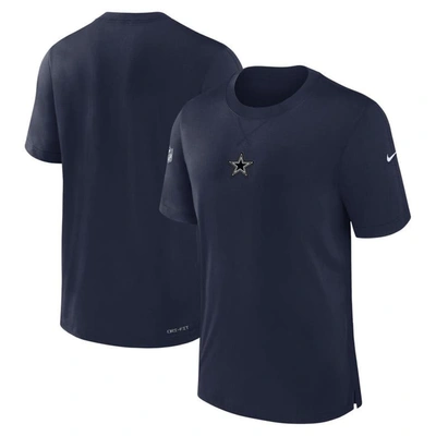 Shop Nike Navy Dallas Cowboys 2023 Sideline Performance T-shirt