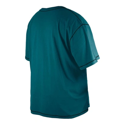 Shop New Era Midnight Green Philadelphia Eagles Third Down Big & Tall Puff Print T-shirt