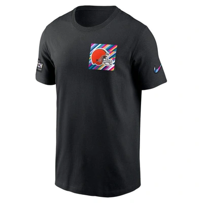 Shop Nike Black Cleveland Browns 2023 Nfl Crucial Catch Sideline Tri-blend T-shirt