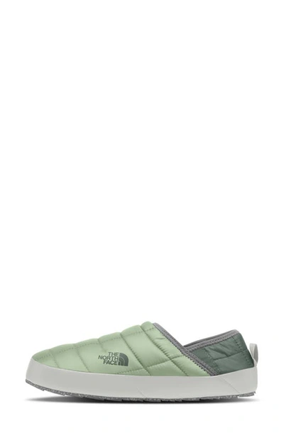 Shop The North Face Thermoball™ Water Repellent Traction V Mule In Misty Sage/ Dark Sage