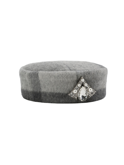 Shop Nana Jacqueline Cindy Diamond Hat (grey)