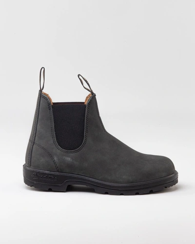 Blundstone Ankle Boots With Elastic Side Panels In Black