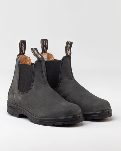 Blundstone Ankle Boots With Elastic Side Panels In Black