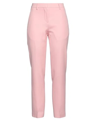 Shop Burberry Woman Pants Pink Size 10 Wool