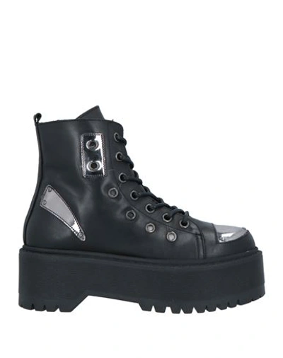 Shop Valerio 1966 Woman Ankle Boots Black Size 7 Soft Leather