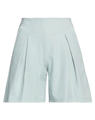 Shop Rrd Woman Shorts & Bermuda Shorts Light Green Size 6 Polyamide, Elastane