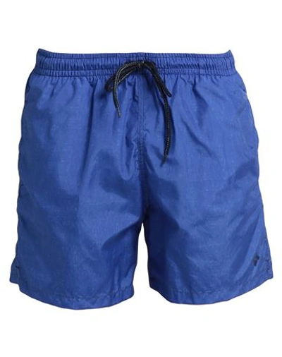 Shop Drumohr Man Swim Trunks Bright Blue Size S Polyester