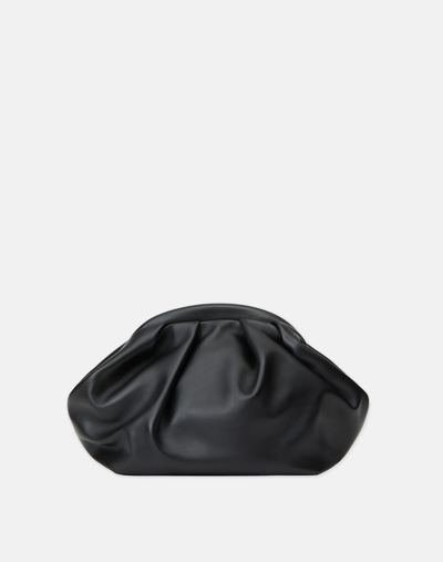 Shop Lafayette 148 Nappa Leather Pochette In Black