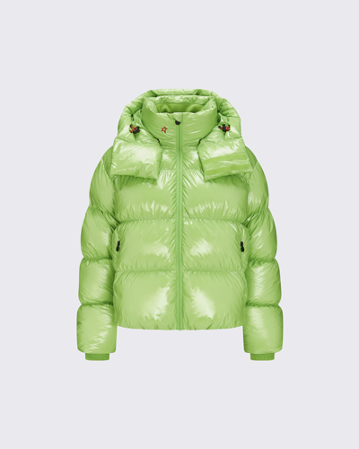 Shop Perfect Moment January Duvet Jacket In Nordic-green