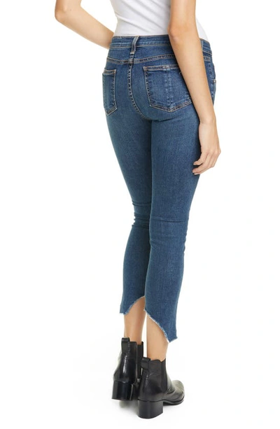 Rag & Bone Cate Mid-rise Skinny Jeans With Step-hem In Hampton