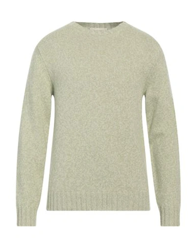 Shop Filippo De Laurentiis Man Sweater Sage Green Size 42 Merino Wool, Cashmere
