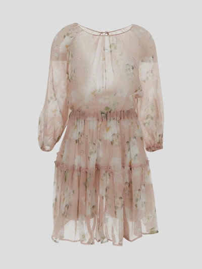 Shop Alessia Zamattio Riviera Mini Dress In Pink