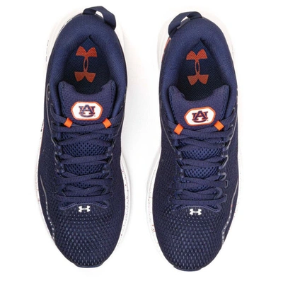 Shop Under Armour Navy Auburn Tigers Infinite 5 Running Shoes