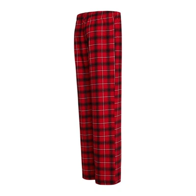 Shop Concepts Sport Red/black Wisconsin Badgers Arctic T-shirt & Flannel Pants Sleep Set