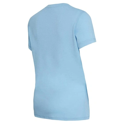 Shop Concepts Sport Light Blue/navy Tennessee Titans Arctic T-shirt & Flannel Pants Sleep Set