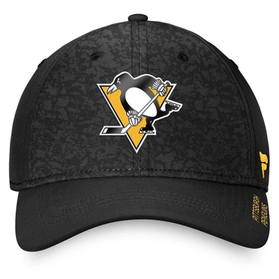 Shop Fanatics Branded  Black Pittsburgh Penguins Authentic Pro Rink Flex Hat