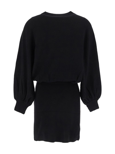Shop Semicouture Eugenia Mini Dress In Black