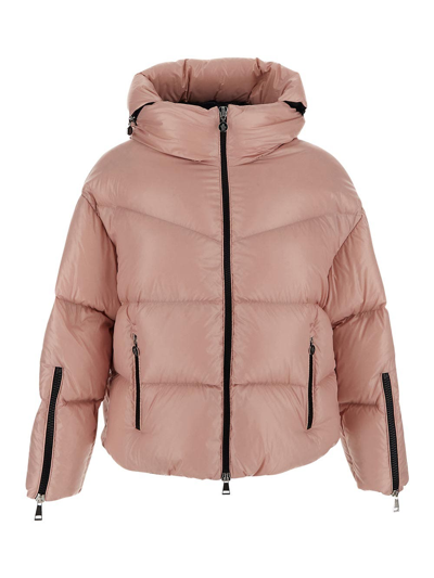 Shop Moncler Huppe Down Jacket In Pink