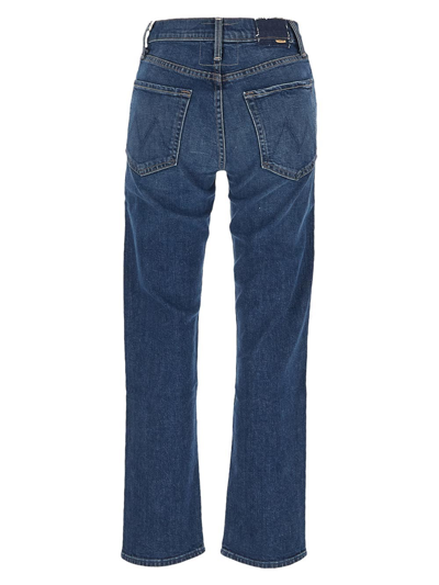 Shop Mother The Tomcat Ankle Jeans In Blue