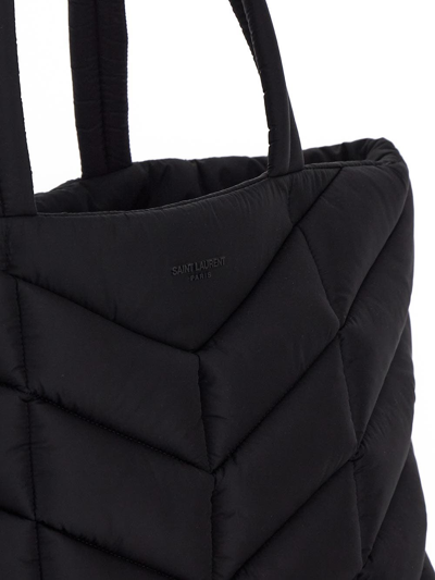 Shop Saint Laurent Puffer Tote Bag