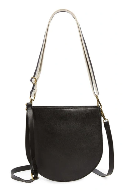 Shop Madewell The Transport Saddlebag In True Black