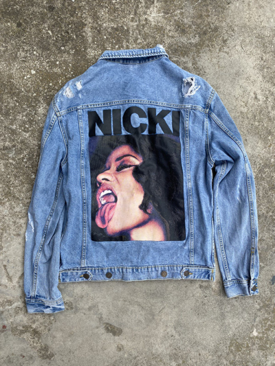 Nicki minaj h&m denim jacket cheap
