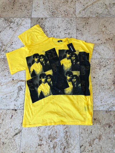 Pre-owned Ss19 Displaced Sleeves Tee In Yellow
