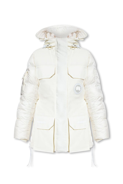Shop Canada Goose Paradigm Expedition Hooded Parka Coat In White